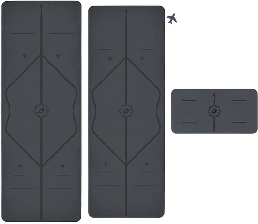 Travel Eco-Friendly Non-Slip Yoga Mat Bundle