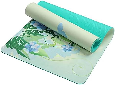 Suede Lotus Pattern Non-Slip Yoga Mat