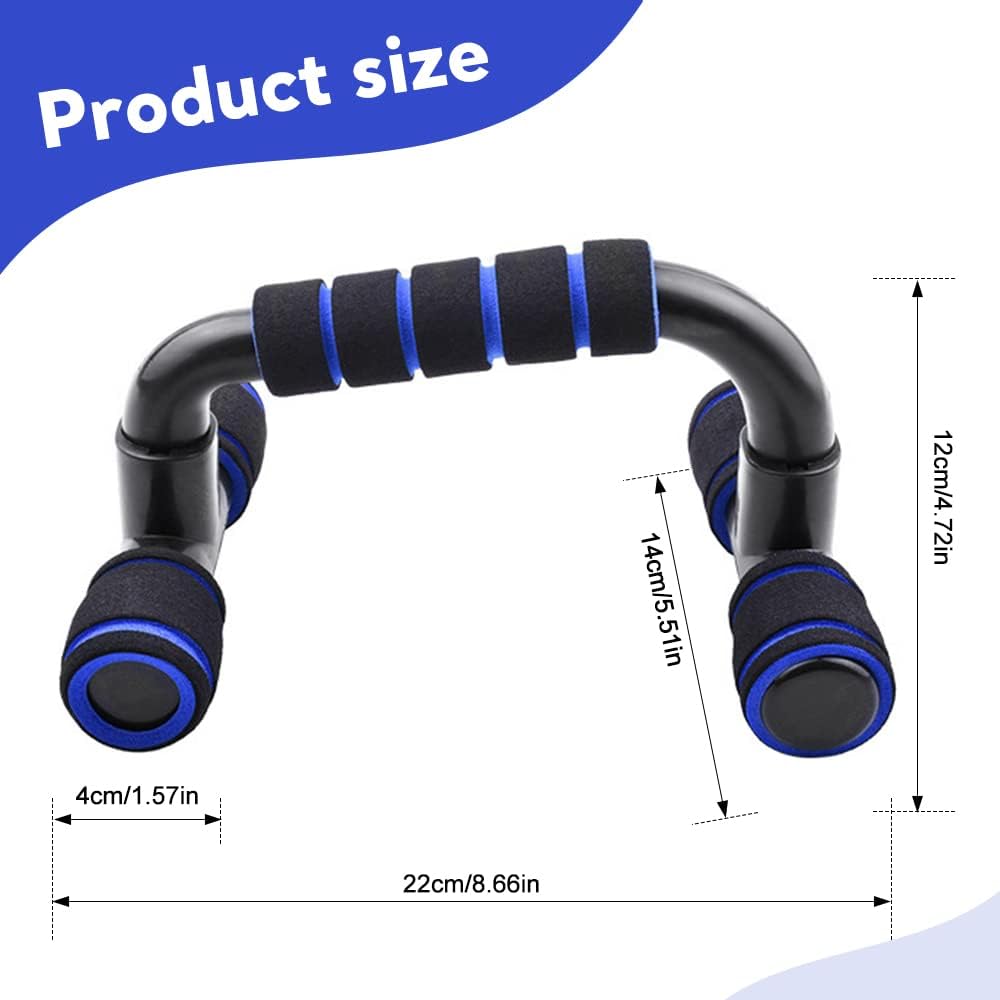 Multi-Function Foldable Push-Up Board with Resistance Bands, Portable Strength Training Handles for Home Gym Workouts