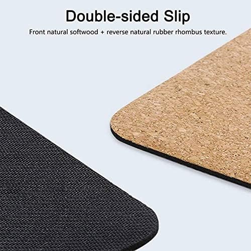 Natural Cork Rubber Non-Slip Yoga Mat