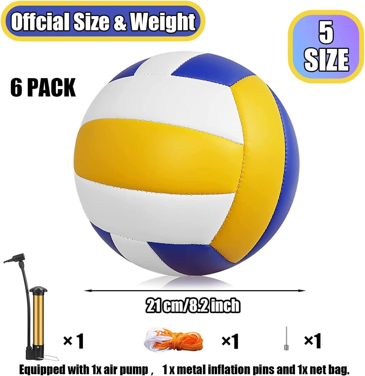 Pu Leather Match Volleyball Set