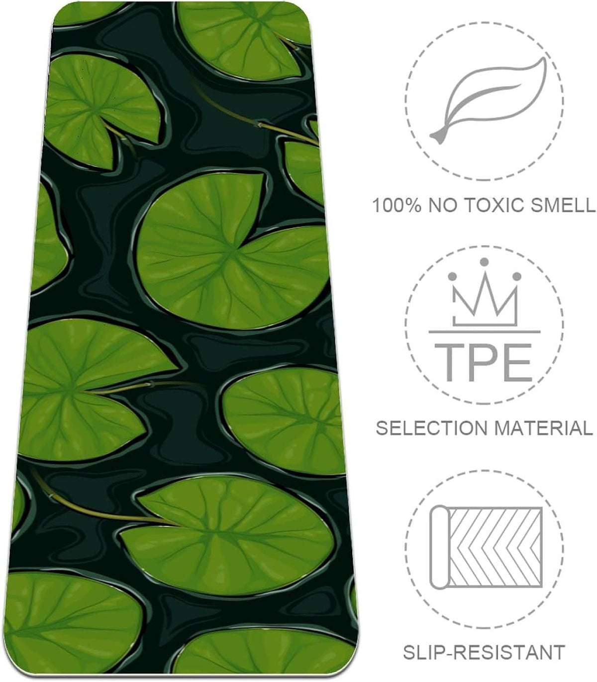 Green Extra Thick Non-Slip Yoga Mat