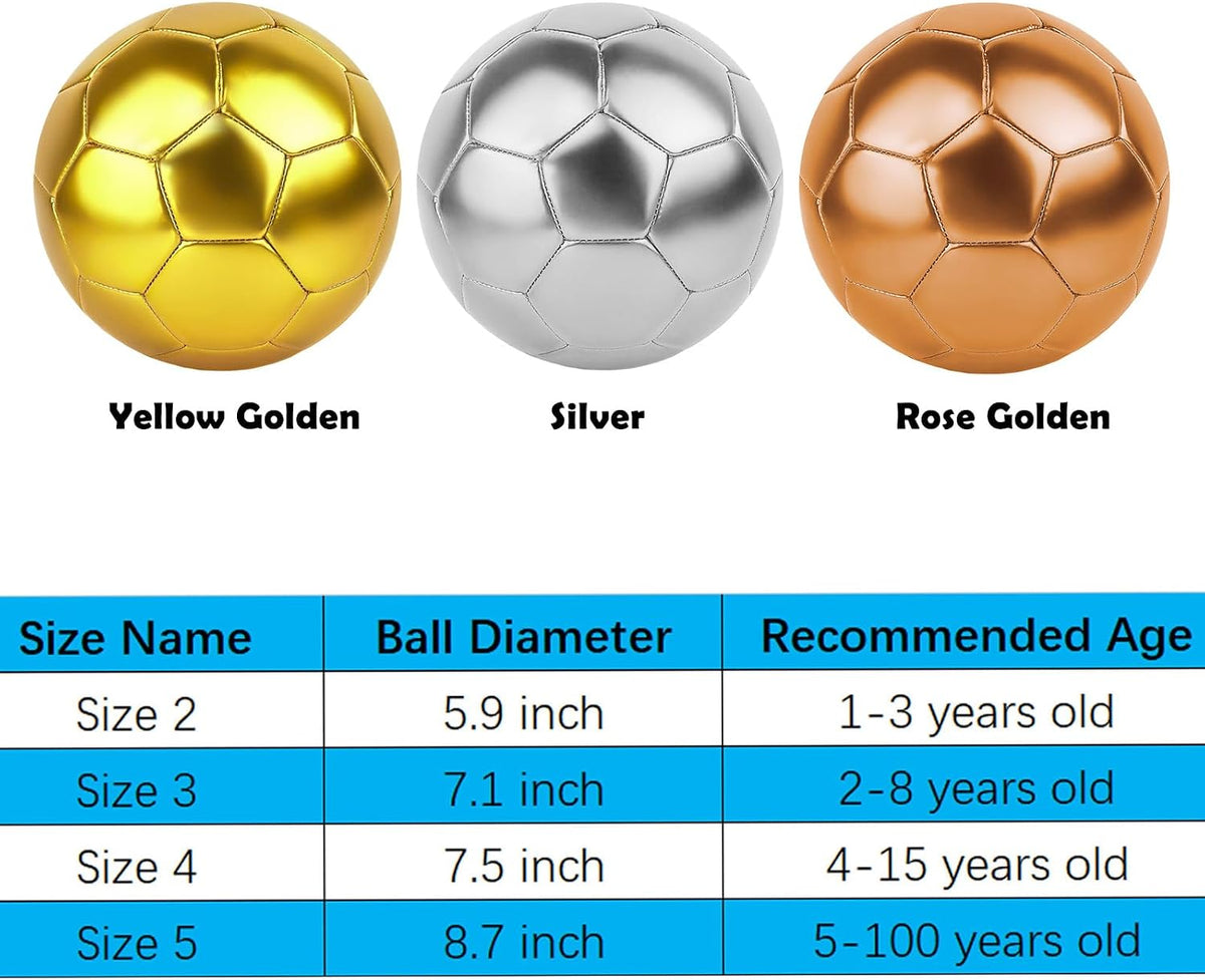 Multi-Size Training Soccer Ball Set