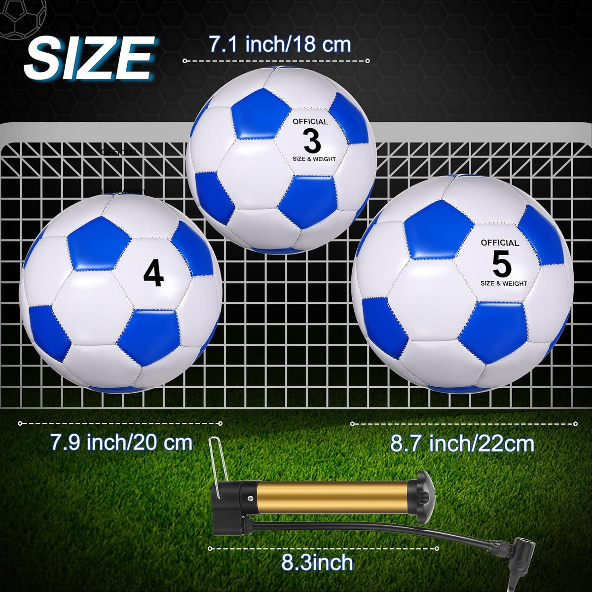School Sports Soccer Ball Set
