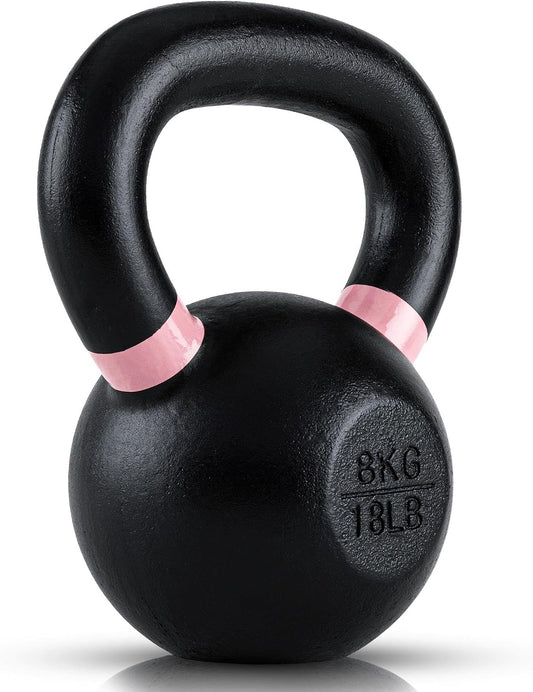 Kettlebells, Single-cast Iron, No-welded Joints, Wide Handle, Strength Training Kettlebells, Cast Iron Kettlebell Set, Powder Coated Kettlebell Weights For Maximum Durability, Men & Women