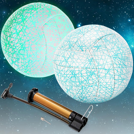 Glow-In-The-Dark Soft Volleyball With Pump